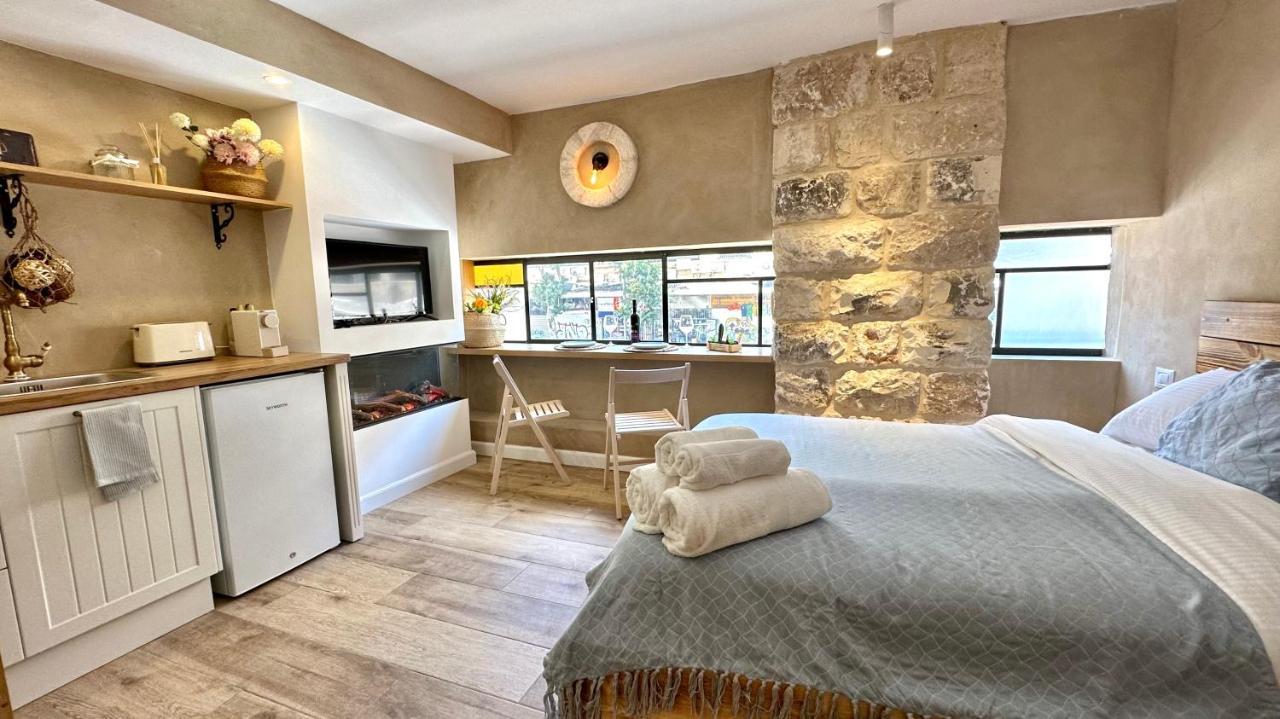 Boutique Apartment In Heart Of Haifa Kültér fotó
