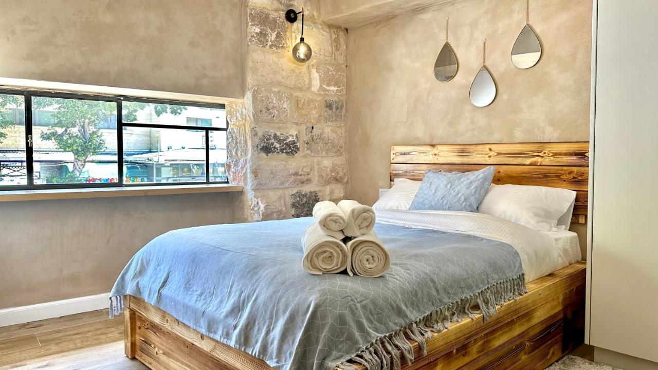 Boutique Apartment In Heart Of Haifa Kültér fotó