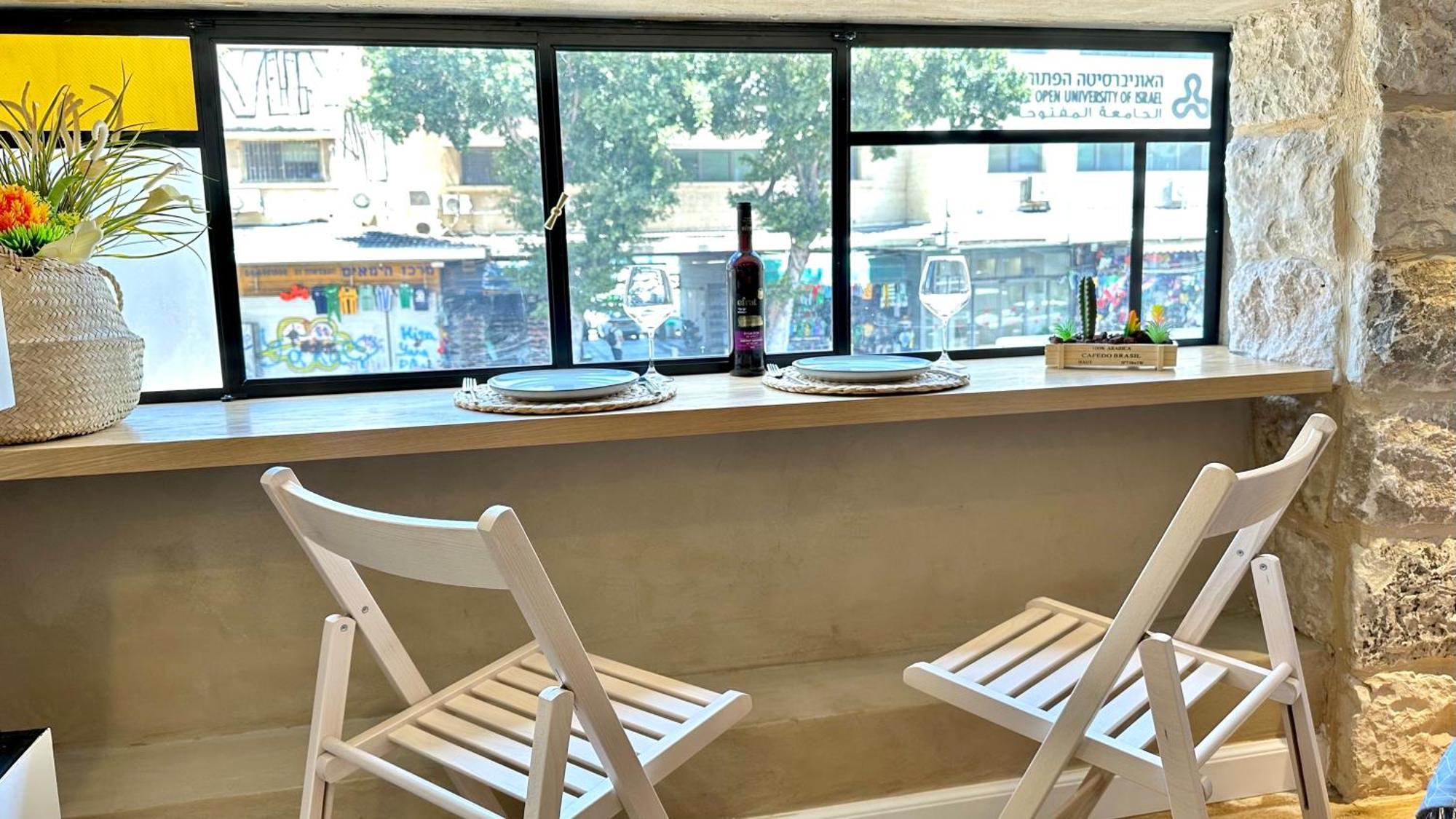 Boutique Apartment In Heart Of Haifa Kültér fotó